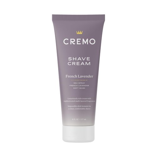 Cremo Women’s Shaving Cream Sensitive Skin, Moisturizing, French Lavender, Ultra-Slick Shave Cream for Women, Fights Nicks, Cuts and Razor Burn, 6 Fl Oz