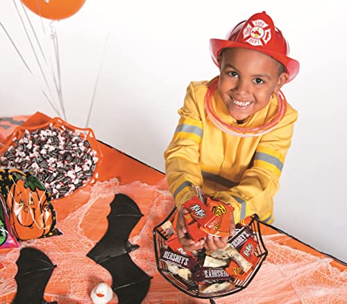 Halloween Spider Web Candy Bowls Set - 3 Plastic Trick-or-Treat Baskets