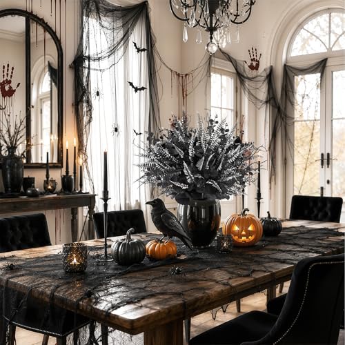 Mixed 12 Pack Black Eucalyptus Stems Ferns Dead Branches Halloween DIY Flowers
