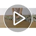 Purple Artificial Flower Garland 9 FT Wedding Arch Decor - Lavender Variation