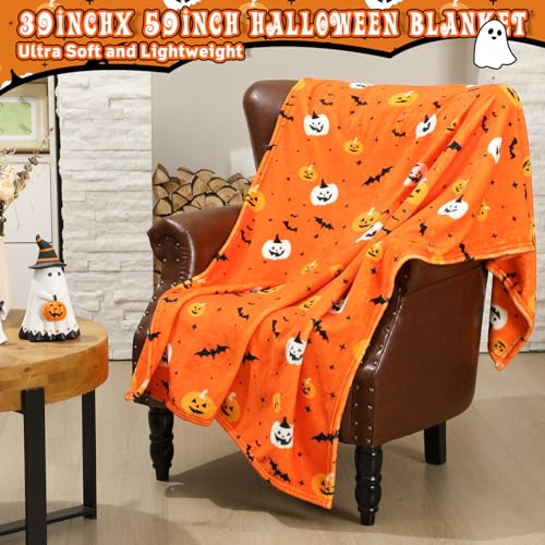 Halloween Boo Gift Set for Women with Mug Socks Candle Blanket & Tealight