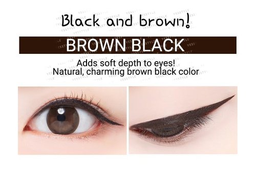 MACQUEEN Waterproof Pen Eyeliner - Long-Lasting Brown Black Formula for Perfect Precision