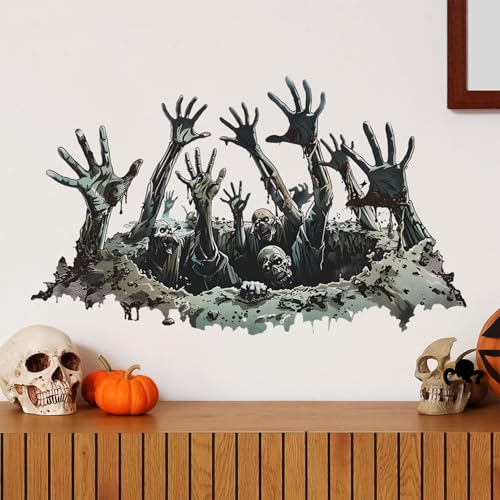 Halloween Wall Decor 3D Horror Ghost Hands Wall Stickers - Variation of THIS listing