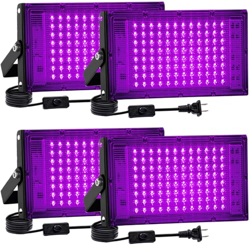 100W Black Light LED Pack - Waterproof UV Glow Party & Halloween Lighting - Variation of THIS listing