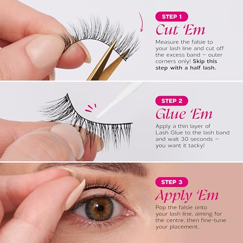 everGREEN Plant Lash Pack - Natural Wispy Full Band False Eyelashes - Flutter Multi-Pack
