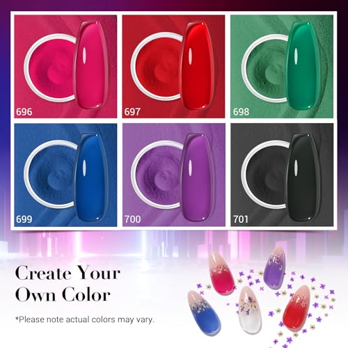 AzureBeauty Jelly Glow Dip Powder Nail Kit - A-Jelly Glow Variation