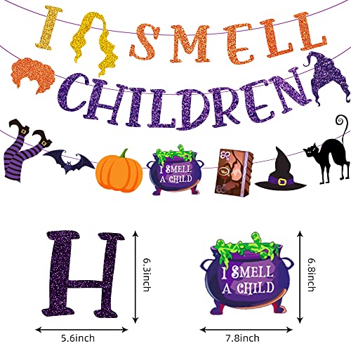 Hocus Pocus Party Banner Set - Halloween Witch Decorations for Kids & Adults