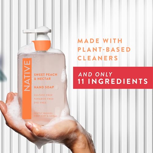Native Liquid Hand Soap - Sweet Peach & Nectar, 13oz Pack of 1