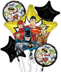 Mylar Foil Balloon Bouquet Party Decorations - 17 Inch Helium Balloons Set