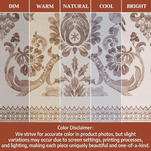Allure Square Table Cloth 54x54 Inch Reusable Cotton Home Decor