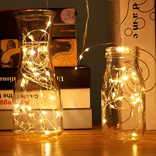 Warm White LED Fairy String Lights 3M 30 LEDs Battery Operated 10 Pack