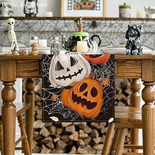 Halloween Table Runner 13x60 Inch Black Polyester Home Party Decor - Variation of THIS listing