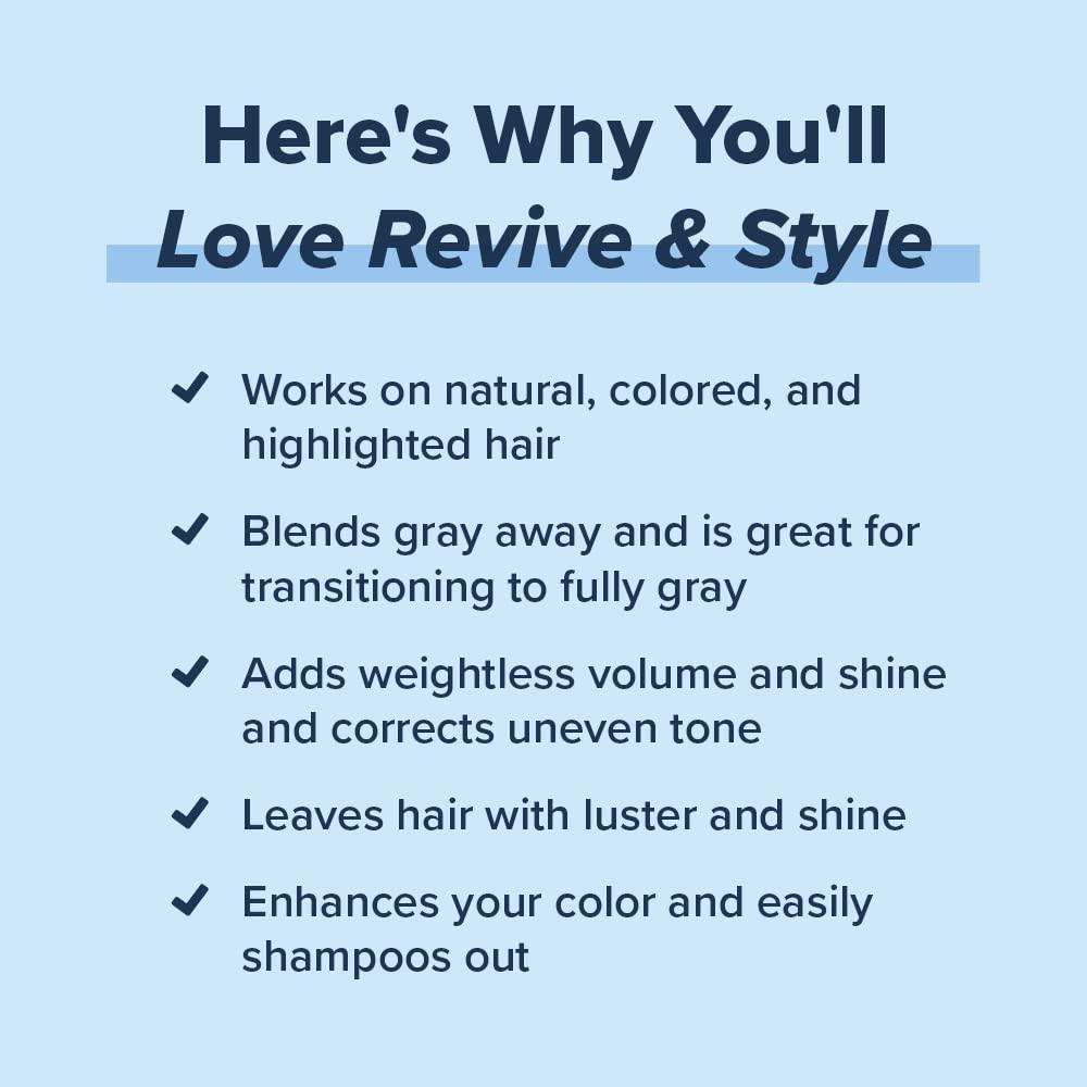 Truhair Revive and Style Color Mousse - Dark Brown Hair Color & Styling Solution