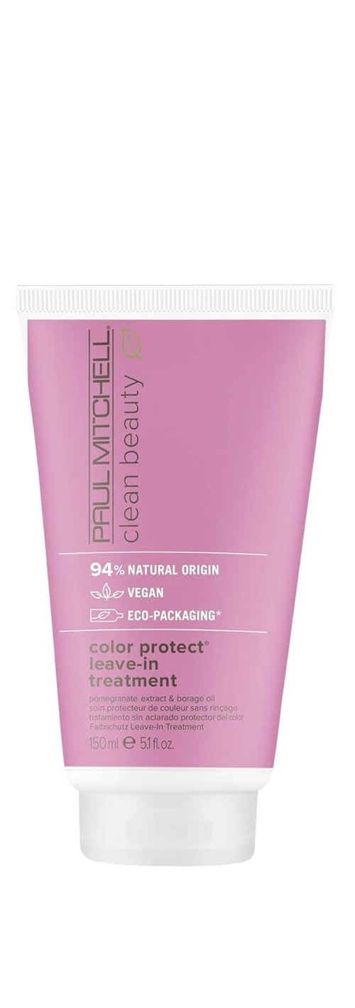 Paul Mitchell Clean Beauty Leave-In Treatment - Boost Shine & Protect Color for Color-Treated Hair | 5.1 fl. oz.