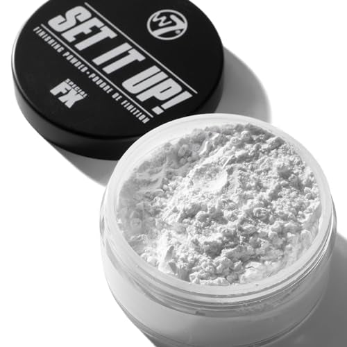 W7 Set It Up Loose Setting Powder with Precision Puff Duo 0.5oz Pack of 2