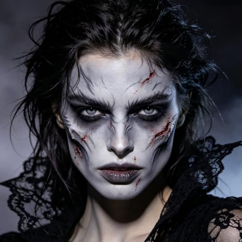 Light Grey Water-Based Face & Body Paint - 60mL - Halloween & Cosplay Makeup