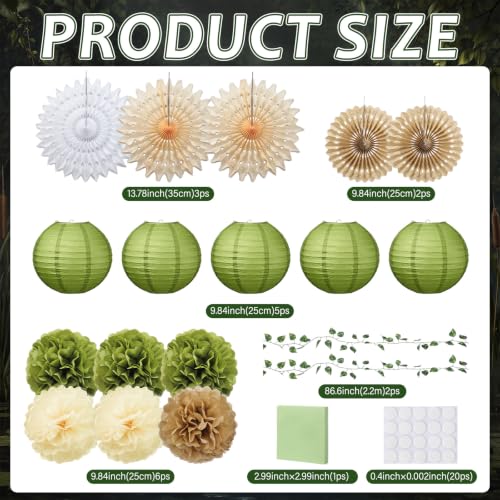 Green Monster Party Decorations Swamp Theme Kit - Reusable DIY Supplies