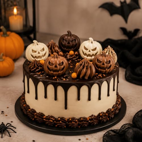Halloween Pumpkin Silicone Mold Non-Stick Jack-O-Lantern Baking Mold