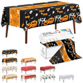 Halloween Plastic Table Cover Roll with Slide Cutter - 54 x 300 Feet - Pumpkin Ghost Design - Disposable Party Tablecloth - Variation: 3600 x 54 Inches