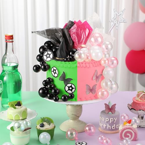 73 Pcs Witch Cake Toppers Set for Halloween Party Decorations