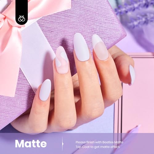 Beetles Lavender Purple Gel Nail Polish - Creme Purple Variation, 15ml