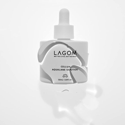 LAGOM Cellus Aqualane Solution | Korean Serum for Face, Vegetable Squalane, Skincare for Glass Skin, Deep Moisturization, Barrier Strengthening 1.69 Fl Oz