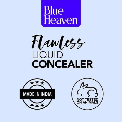 Blue Heaven Flawless Liquid Concealer - Vanilla Shade, 0.57 Oz for Perfect Coverage