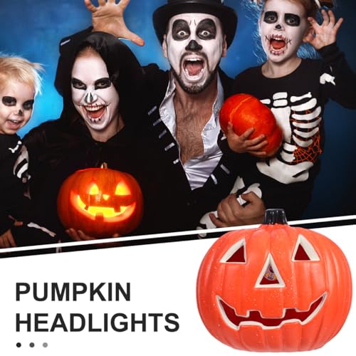 8 Inch LED Jack O Lantern Pumpkin Lantern - Battery Operated Halloween Decor - Variation of THIS listing 7.87 x 7.09 x 6.1 inches