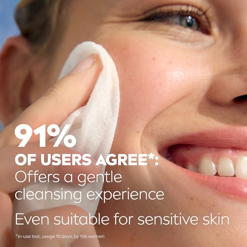 NIVEA 3-in-1 Refreshing Face Cleansing Wipes for Normal & Combination Skin
