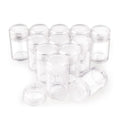 BOSMIOW 12 Pcs 10ml Loose Powder Jar Empty Plastic Loose Powder Container Refillable Powder Bottle Box Cosmetic Jar Container With Sifter