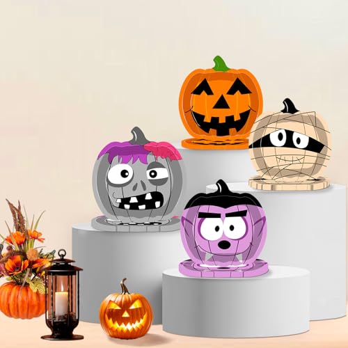 48 Pack Halloween Paper Plates - 9 Inch Colorful Disposable Tableware Set