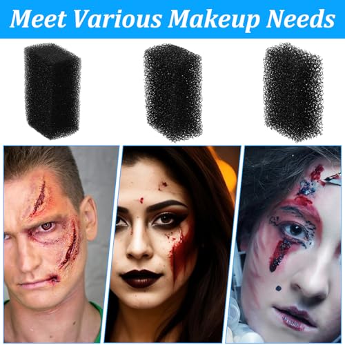 Special Effects Makeup Sponges 12 Pack for Halloween & Cosplay