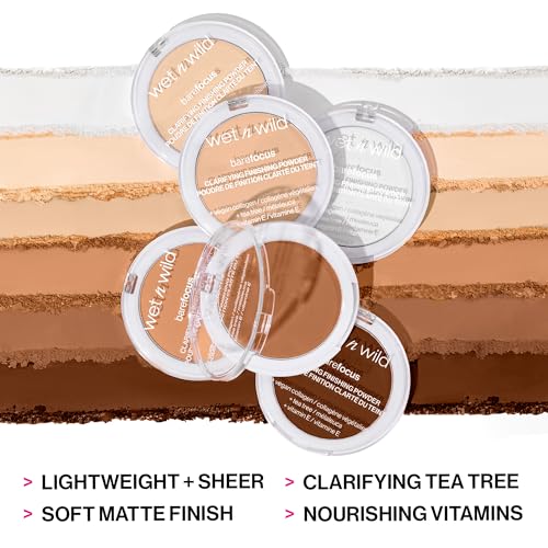 Wet n Wild Bare Focus Clarifying Finishing Powder Translucent 1oz - Matte Makeup