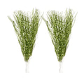Artificial Glitter Berry Picks Set of 16 - Green Christmas Decorations
