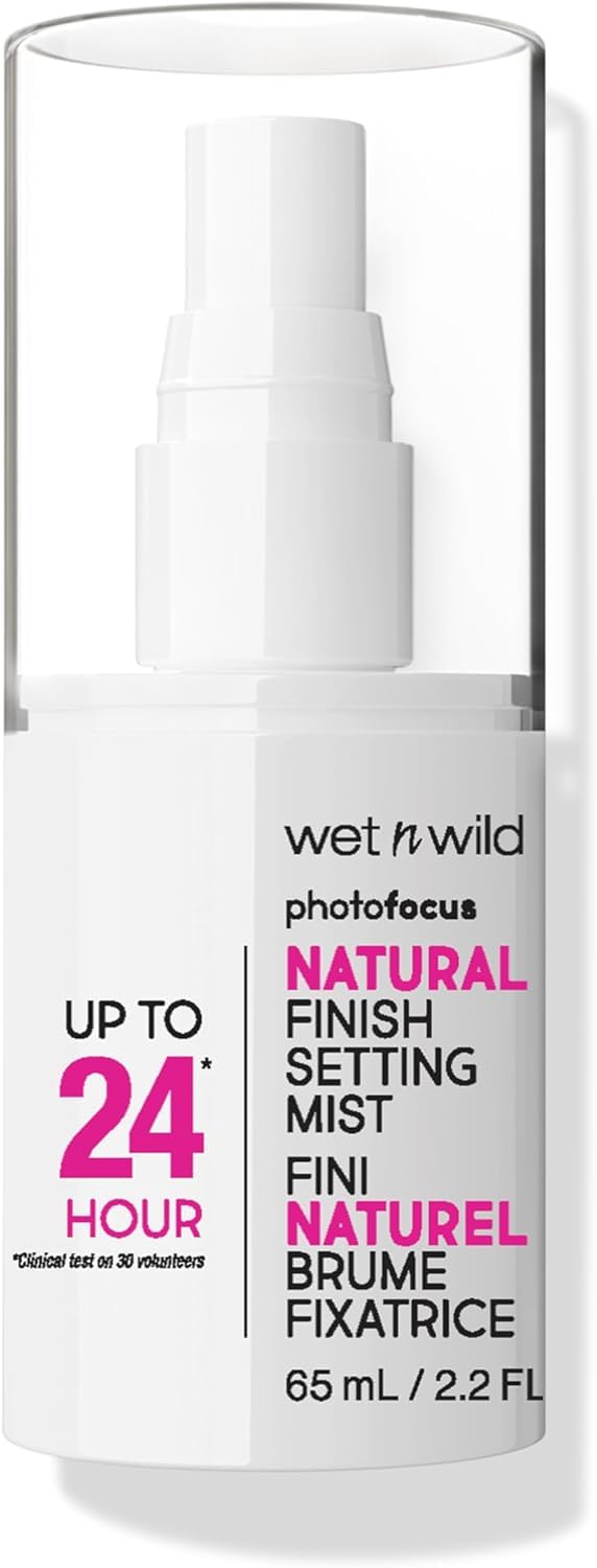 Wet n Wild Photo Focus Setting Mist - Lightweight & Nourishing Formula for All Skin Types | 24HR Matte Finish