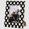 Halloween Picture Frame 4x6 Photo Black and Ghost Wooden Decor with Variation