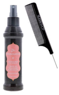 **SIeekshop Hair Comb & Marrakesh Leave-In Treatment - Argan & Hemp Oil Therapy, Vegan, 4 oz**
