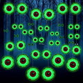 48 Pcs Halloween Glowing Eyes Outdoor Decorations Set - Creepy Lighting