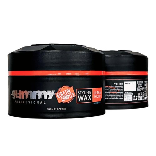 **Gummy Professional Hair Styling Wax - Strong Hold with Keratin Complex for Radiant Finish | 200 ml**