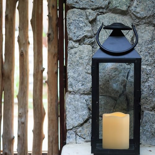 6 Pack Outdoor Waterproof Flickering LED Flameless Candles with Remote & Timer - Ivory, 3x4 Inches - Variation of D3xH4