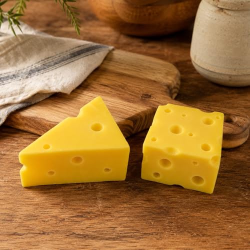 Resin Cheese Model Food Display Props - Miniature Cake & Cheese Set, Perfect for Photography & Dollhouses