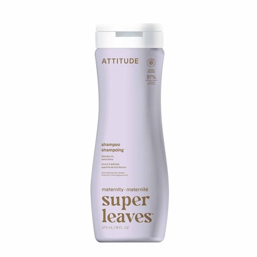 ATTITUDE Pregnancy Shampoo - EWG Verified, Plant-Based Formula with Argan Leaf Extract | 16 Fl Oz