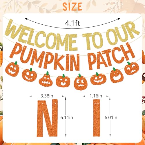 Fall Classroom Banner - Welcome to Our Pumpkin Patch Decoration