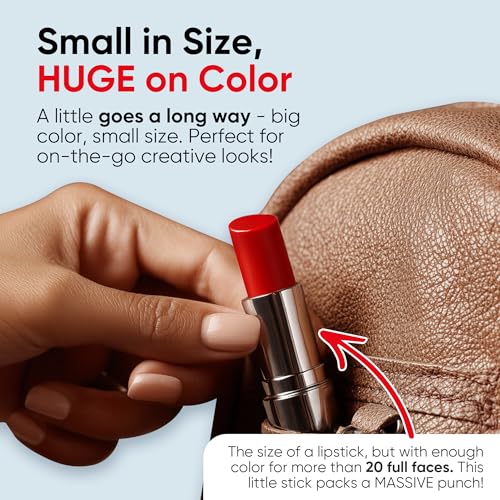 Multicolor Pack Face Paint Stick - Waterproof Body & Cosplay Makeup for Kids & Adults