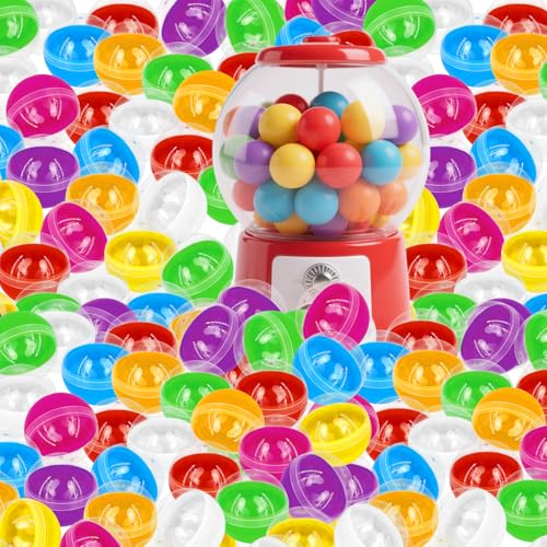Multicolor 2 Inch Gumball Vending Machine Capsules - 320 Pack