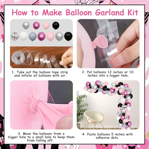 Halloween Baby Shower Decorations Kit with Balloons, Backdrop, Cake & Cupcake Toppers