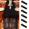 Black Cheesecloth Table Runner 6 Pack - 10 Ft Boho Wedding & Party Decor Variation of Black / 10FT / 6Pcs