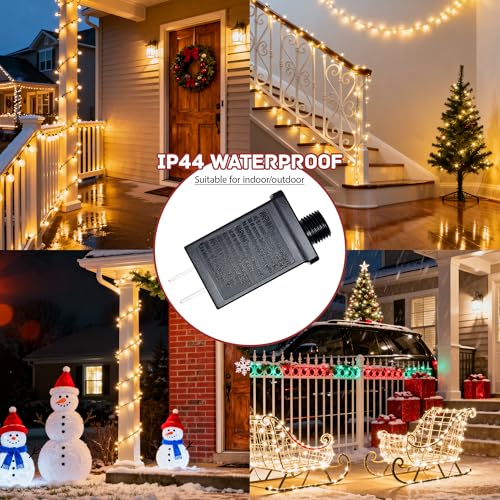 12V 0.75A Class 2 Power Supply Adapter for Halloween & Christmas Decorations - IP44 Waterproof