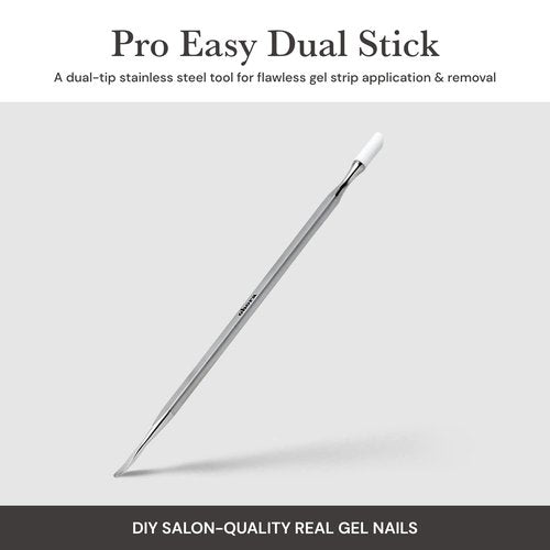 ohora Care Pro Easy Dual Stick - Stainless Steel, Professional Salon Quality, Nail Art Tools for Salon & Home