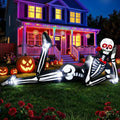 12FT Halloween Inflatable Skeleton with LED Lights Outdoor Decoration
